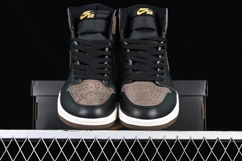 All categories Air Jordan Jordan series basketball shoes Air Jordan 1 High LJR version Air Jordan 1 High OG "Black Cement" AJ1 Joe 1 Mocha black toe DZ5485-020